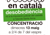 Defensem l’escola en català: desobediència!
