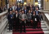 Visita de delegació de l'Ajutament de Mataró al Parlament de Catalunya