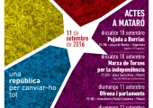 Convocatòries 11 setembre 2016 a Mataró
