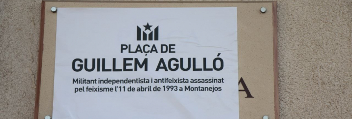 La CUP Mataró reclama una Plaça de Guillem Agulló a la ciutat La CUP Mataró reclama una Plaça de Guillem Agulló a la ciutat
