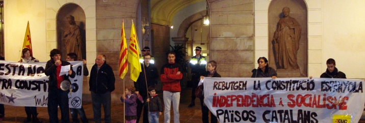 Sí a la República Catalana, no a la Constitució espanyola!