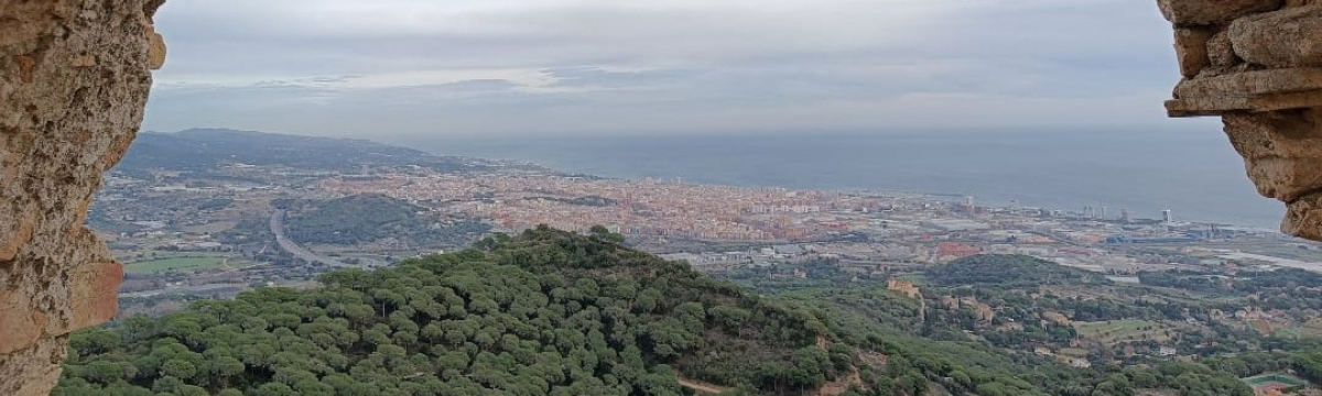 Vista de Mataró des del Castell de Burriac